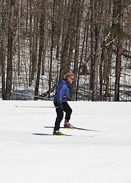 Groomed Trail Skiing at the Trapp Family Lodge